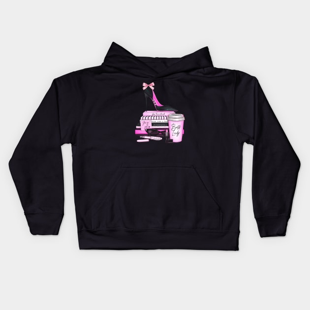 Lady boss Kids Hoodie by JT SPARKLE